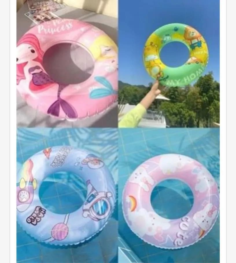 Dmuchane koła ratunkowe do pływania 50cm