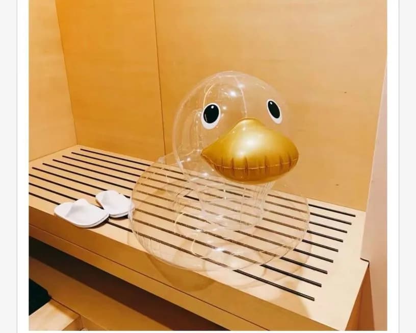 Dmuchana Kaczka do Pływania 70cm