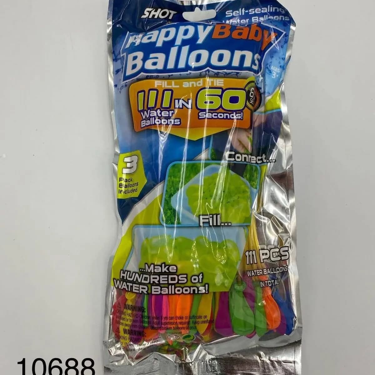 Zestaw Happy Baby Balloons 111 szt. piłki wodne