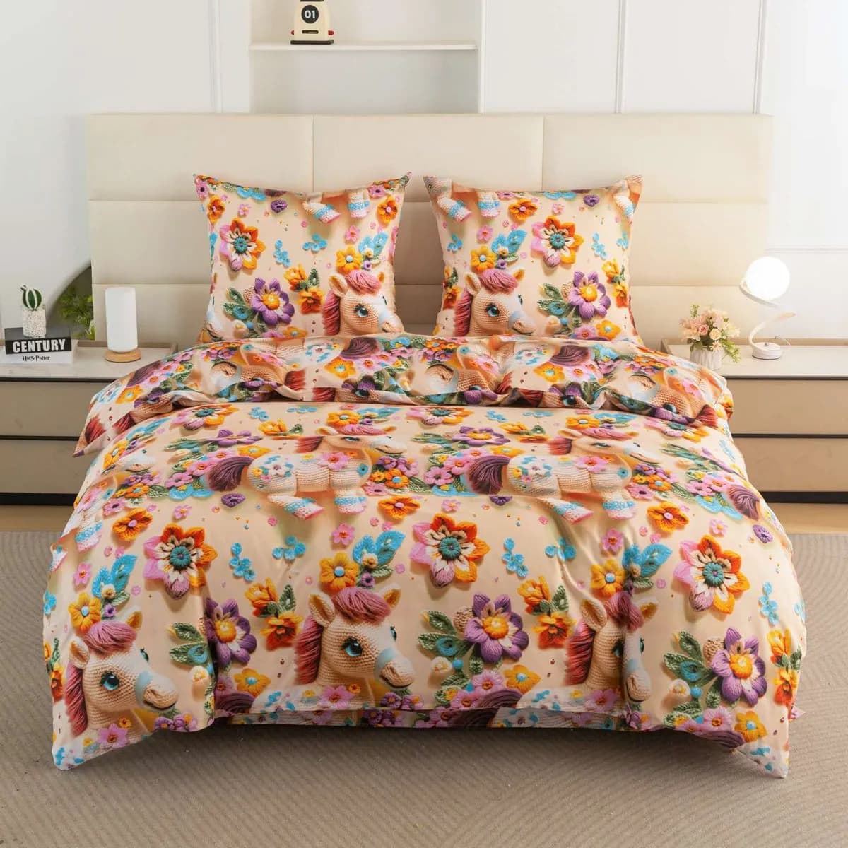 Komplet Pościel 3D Bawełna 160/200