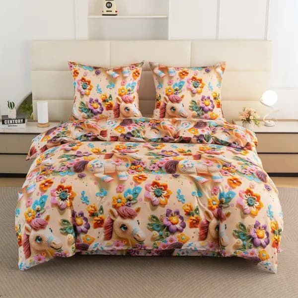 Komplet Pościel 3D Bawełna 160/200