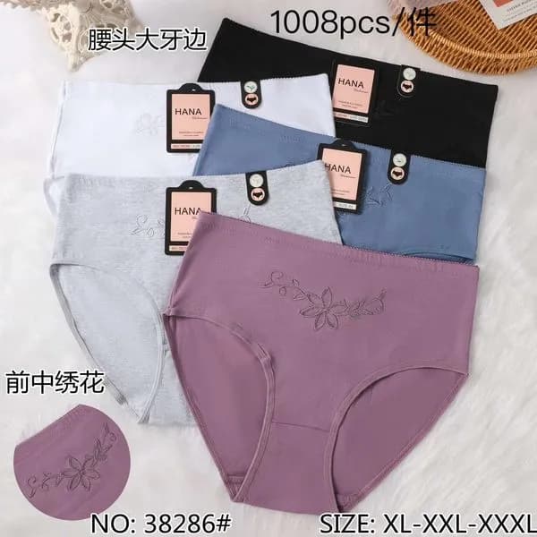 Majtki damskie HANA XL-XXXL, 6 kolorów, 24 szt/opak.