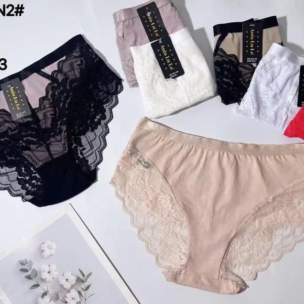 Majtki damskie koronkowe L-XXL No.281-N2, 24 szt