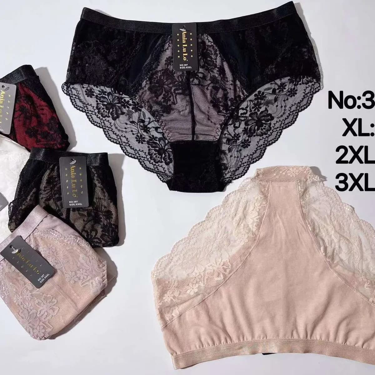 Majtki damskie koronkowe No.39 XL-36, 3XL-36, opak. 24 szt