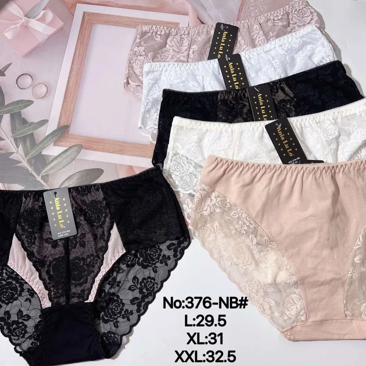 Majtki damskie koronkowe L-XXL Nr 376-NB