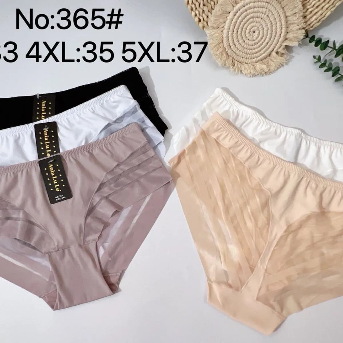 Majtki damskie bezszwowe No.365 3XL-5XL