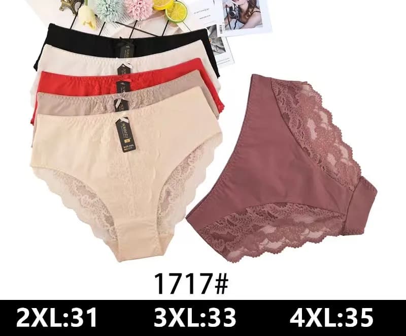 Majtki damskie koronkowe 2XL-4XL, mix kolorów SKU 150326-278