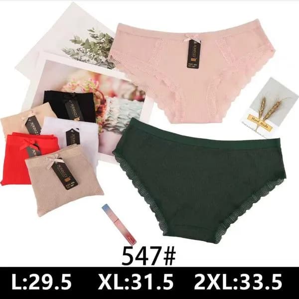 Majtki damskie 547# L:29.5 XL:31.5 2XL:33.5 cm