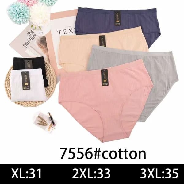 Majtki damskie bawełniane XL-3XL 7556#Cotton
