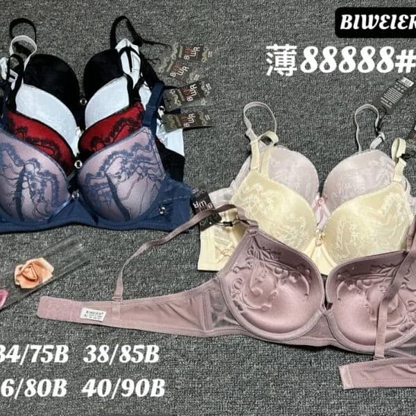Biustonosz damski koronkowy 75B 36/80B 38/85B 40/90B