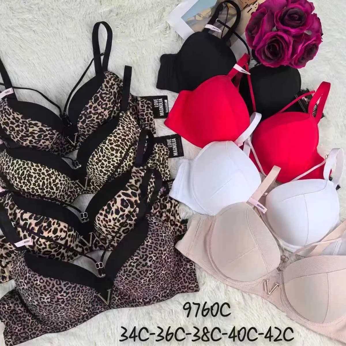 Biustonosz damski push-up 34C-36C-38C-40C-42C