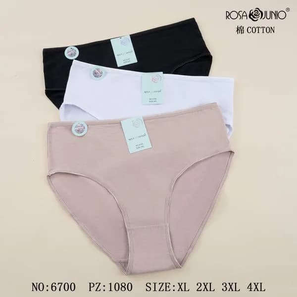 Majtki damskie bawełniane Rosa&Junio XL-4XL NO:6700