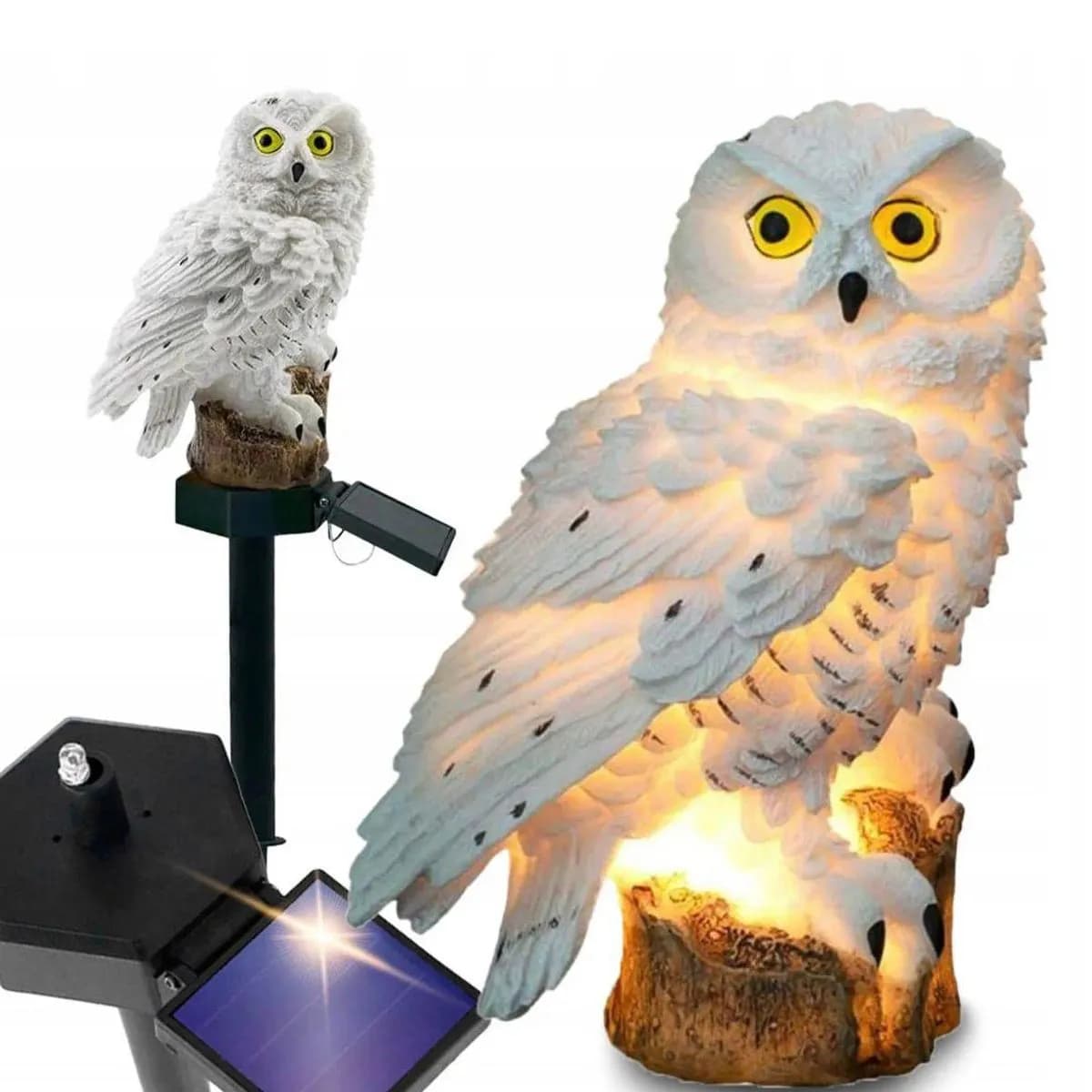 Sowa Solarny do Ogrodowy