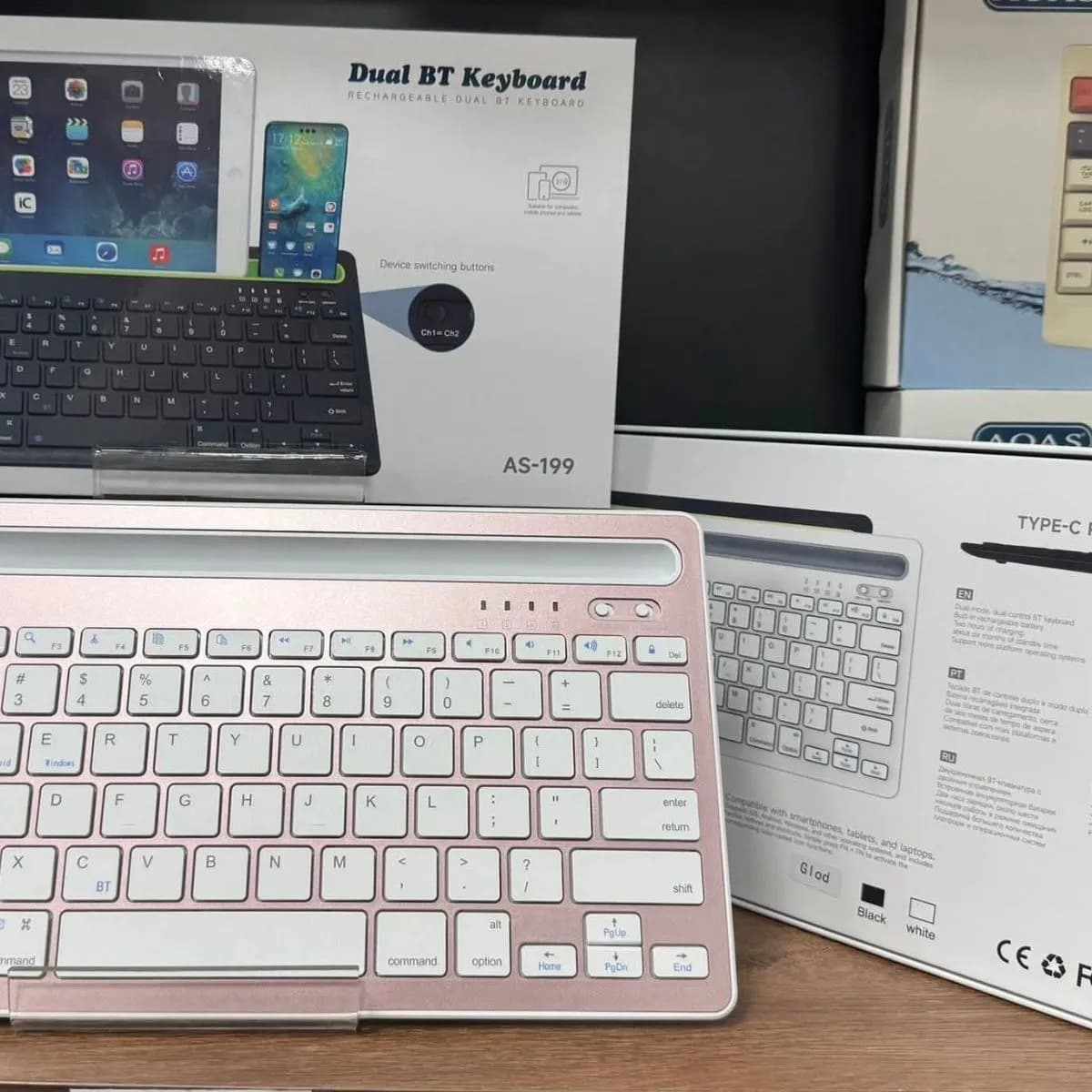 Bezprzewodowa Klawiatura Dual Bluetooth