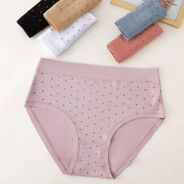 Majtki damskie XL-XXXL różowe w kropki ITEM:DM876#