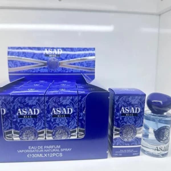 Woda perfumowana ASAD Blue 30ml - zestaw 12 sztuk