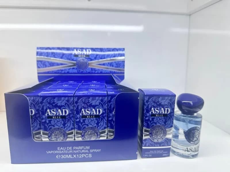 Woda perfumowana ASAD Blue 30ml - zestaw 12 sztuk