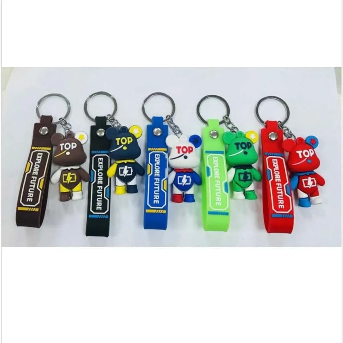 Brelok Gumowy Miś Explore Future 3D Mix Kolorów