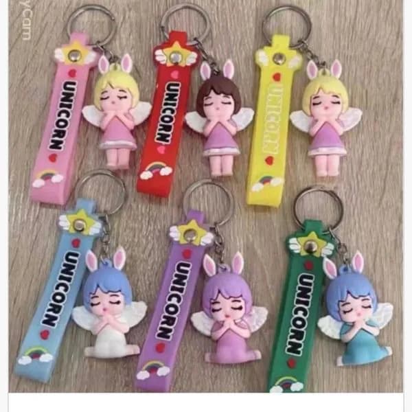 Brelok Figurka Dziewczynka Aniołek Unicorn 24szt