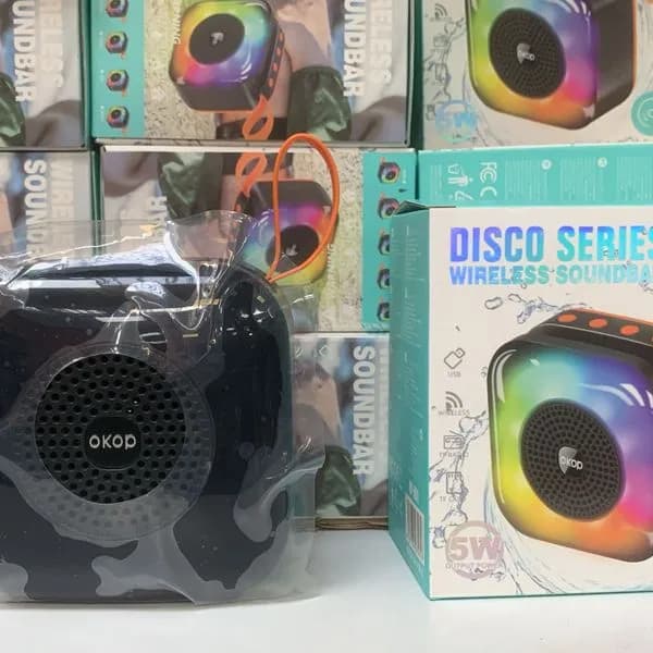 Głośnik Bluetooth OKOP KP-561 Disco Series 5W RGB LED
