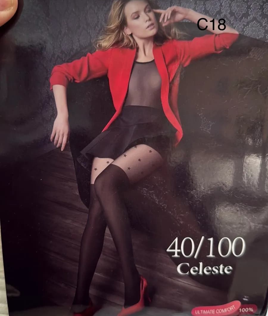 Rajstopy damskie 40/100 Ultimate Comfort Celeste