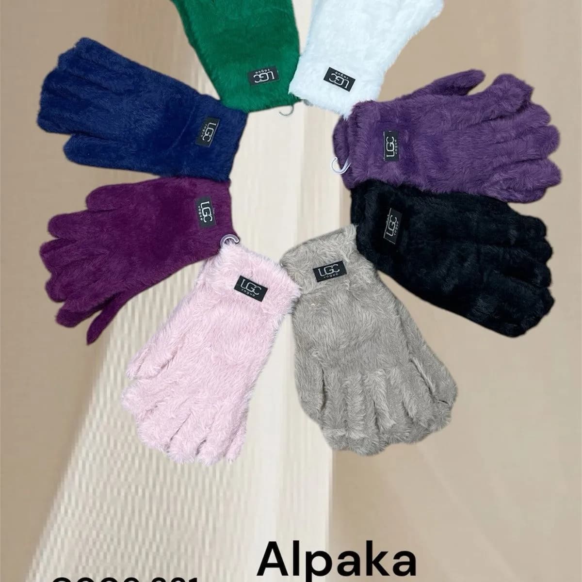 Rękawiczki damskie alpaka C009-231