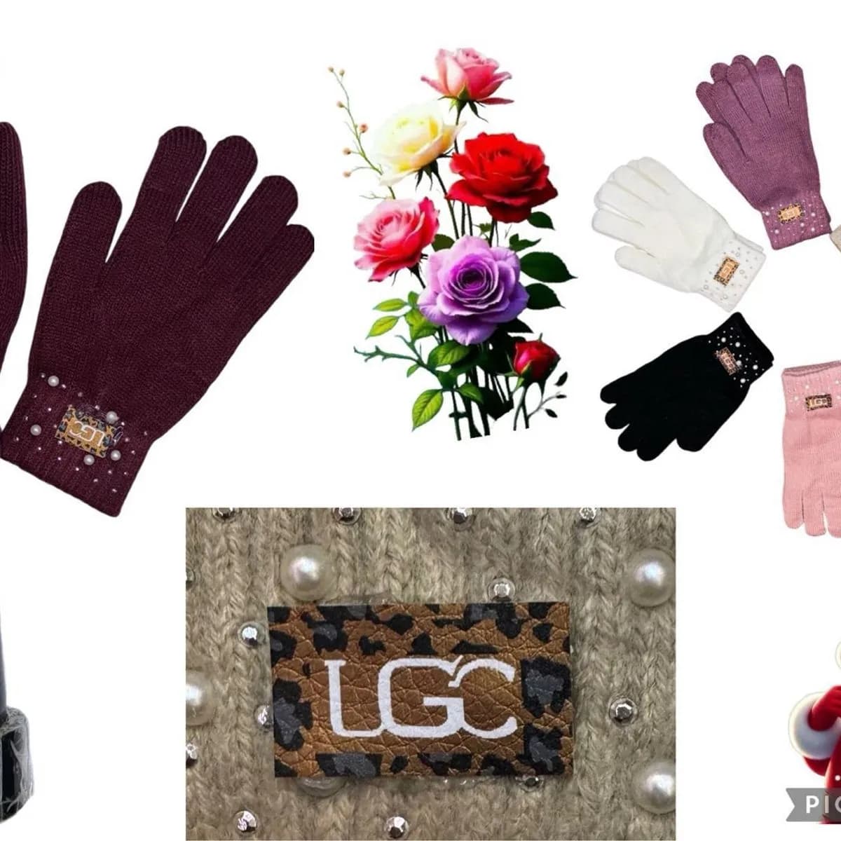 Rękawiczki damskie LGGC różne kolory