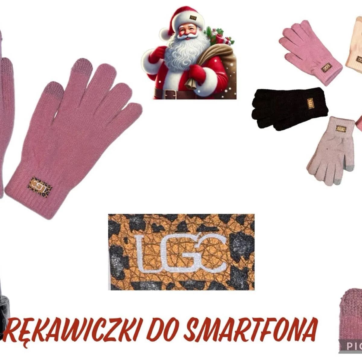 Rękawiczki damskie do smartfona touch screen