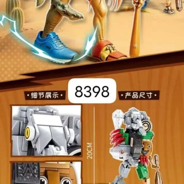 Klocki Brainroot Fusion Monster 8398 - 460 elementów