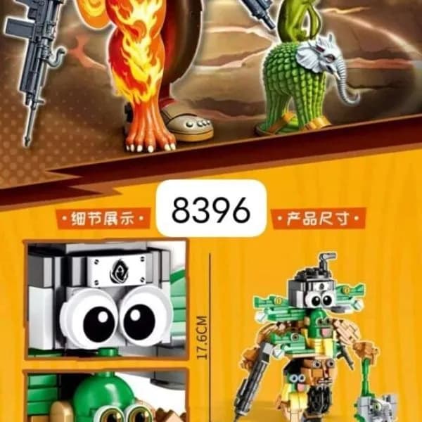 Klocki Brainroot Fusion Monster 8396 80 elementów