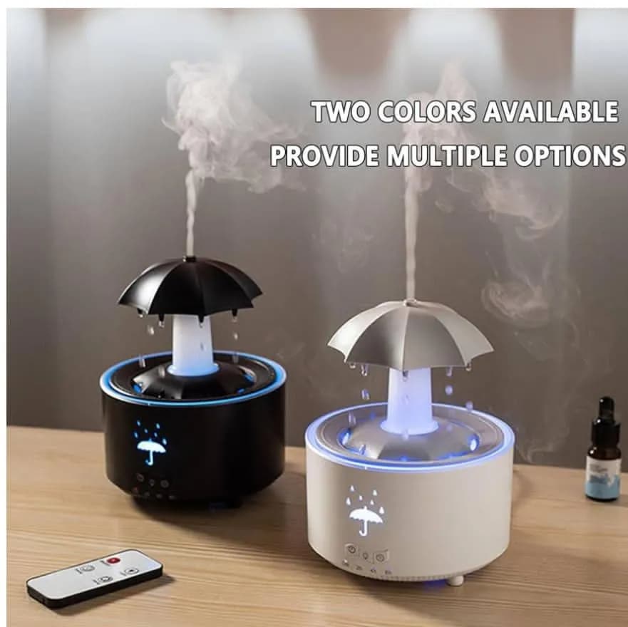 Nawilżacz LED w kształcie parasola, 2 kolory