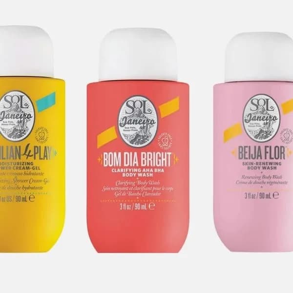 Żele pod prysznic Sol de Janeiro 3x375ml Bom Dia Bright, Beija Flor, Brazilian 4-Play