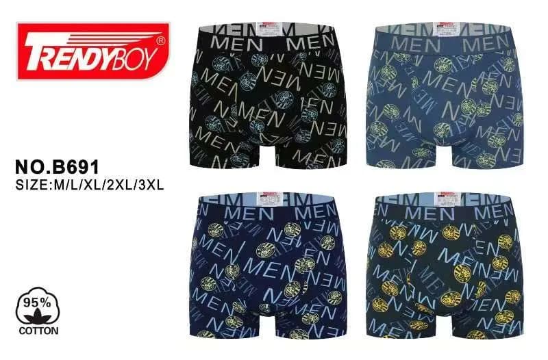 Bokserki męskie TrendyBoyBoy MEN S-M-L-XL-XXL 4 szt
