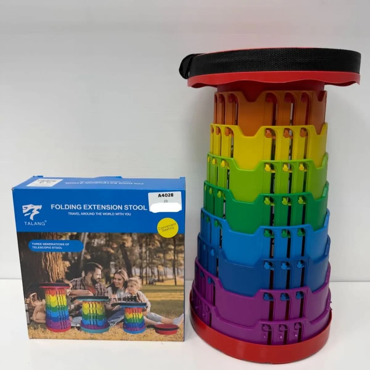 Składany Stołek Teleskopowy