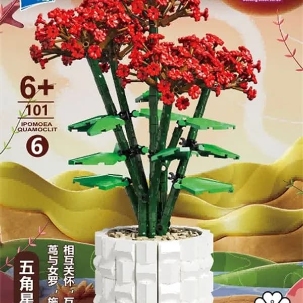 Zabawki Klocki Kwiaty