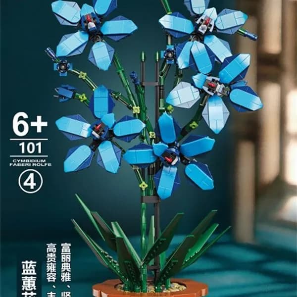 Zabawki Klocki Kwiaty