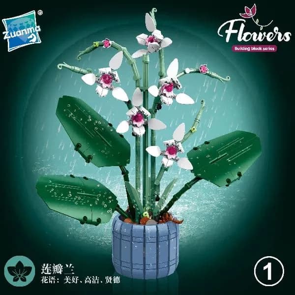 Zabawki Klocki Kwiaty