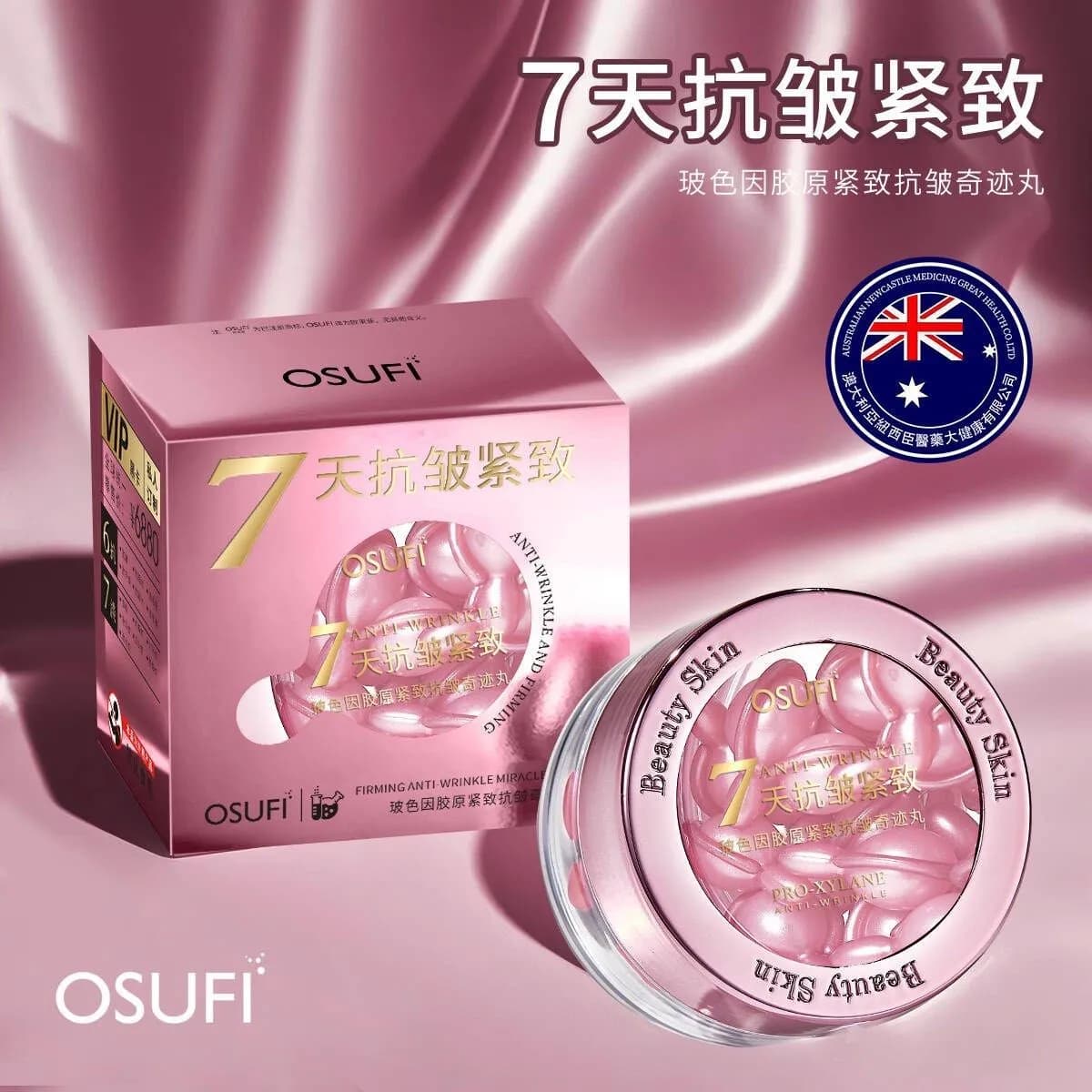 Kapsułki przeciwzmarszczkowe OSUFI 7 dni Beauty Skin