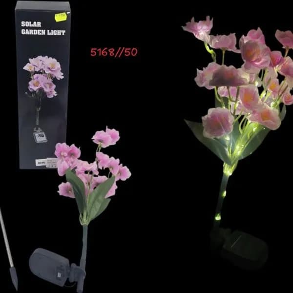 Zestaw Lampa Solarna Kwiaty 2PCS