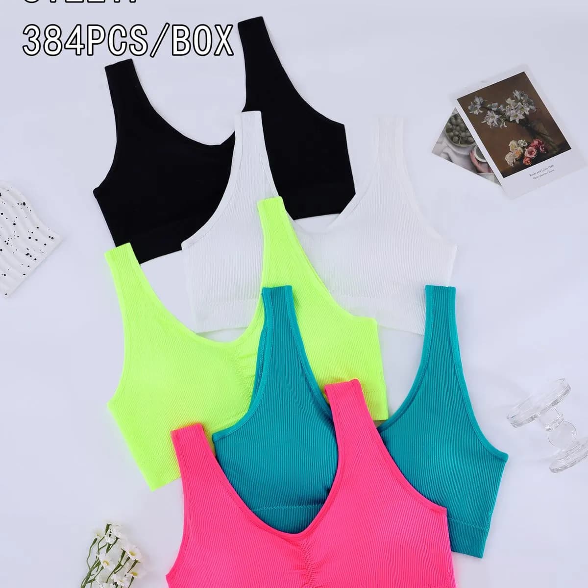 Biustonosz damski bezszwowy rozmiar F, NO: 1804