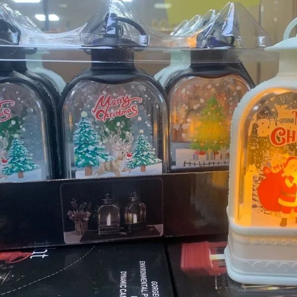 Lampki LED Świąteczne z motywami Merry Christmas