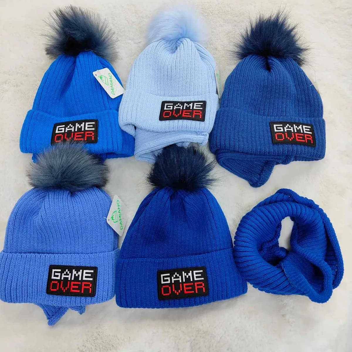 Komplett Czapki Komin dla Dzieci 46-50