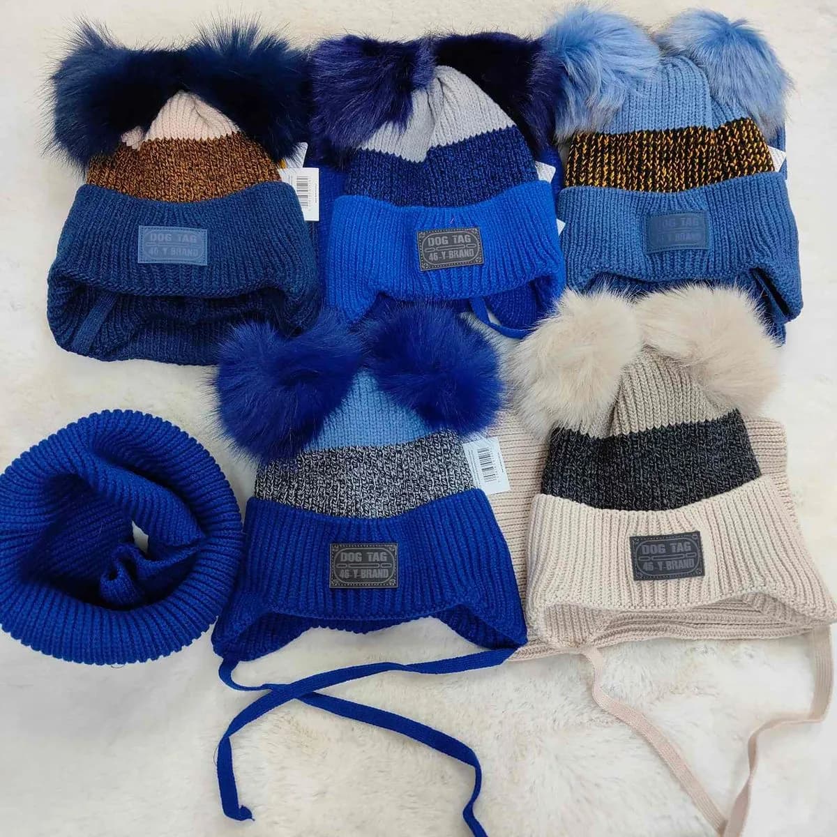 Komplett Czapki Komin dla Dzieci 46-48