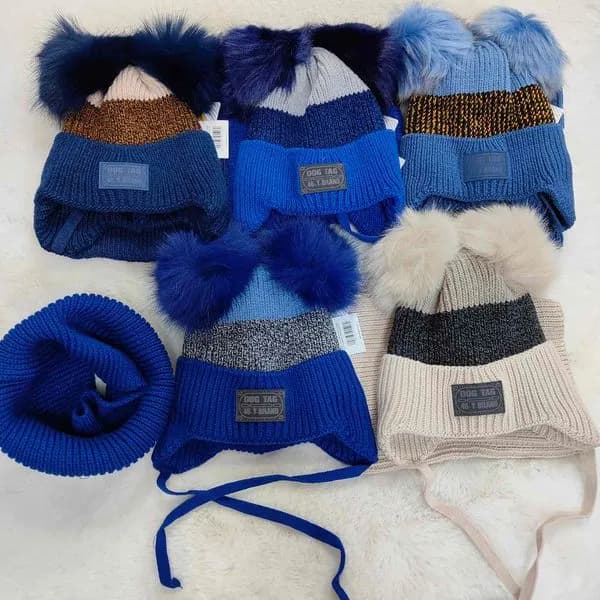 Komplett Czapki Komin dla Dzieci 46-48