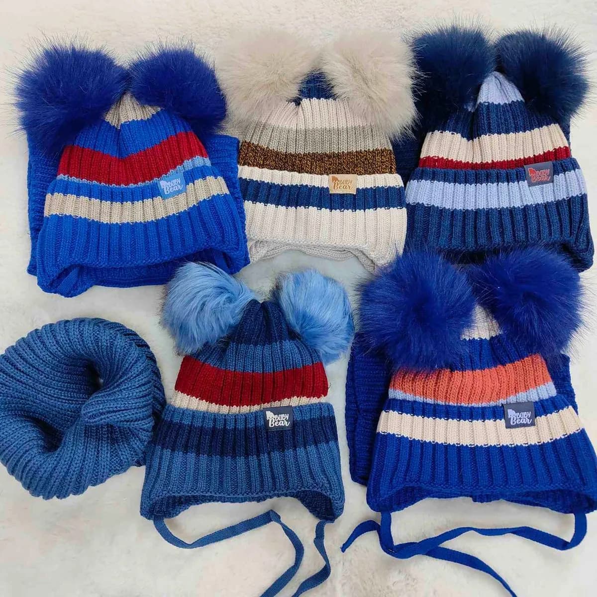 Komplett Czapki Komin dla Dzieci 46-48