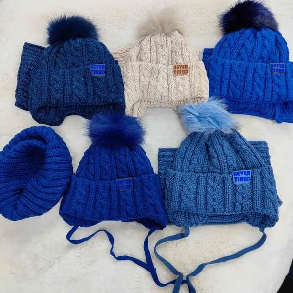 Komplett Czapki Komin dla Dzieci 46-48