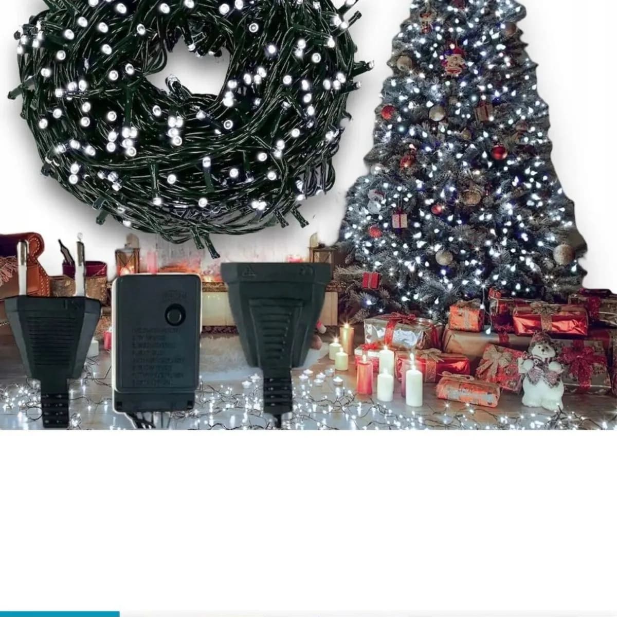 Lampki Choinki Zwyklę 200LED