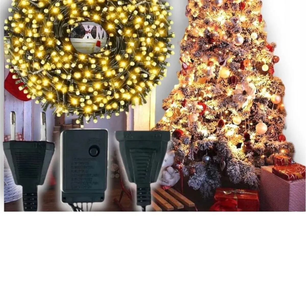 Lampki Choinki Zwyklę 500LED