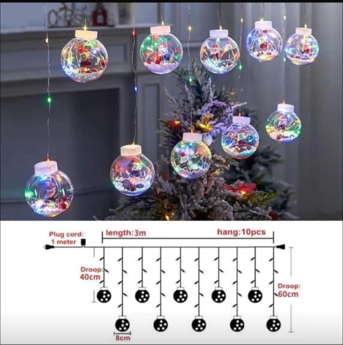 Lampki Girlanda 3metr