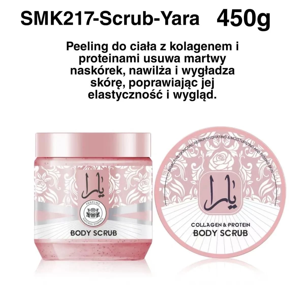 Peeling Kolagenowy do Ciała YARA 450g